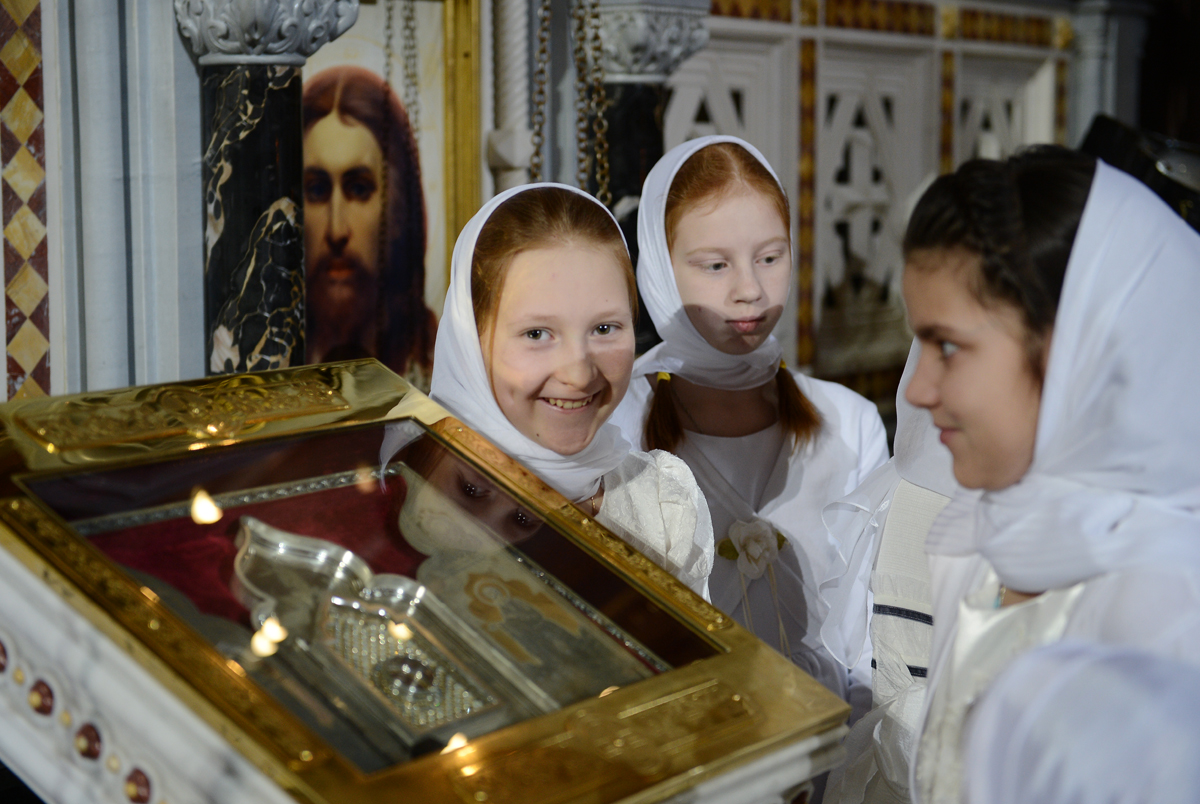 Aducerea Daruyrilor magilor în catedrala „Hristos Mântuitorul”. Slujirea Patriarhului de sărbătoarea Nașterea Domnului
