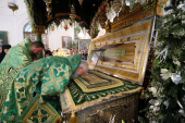 У день святкування пам'яті прп. Серафима Саровського сонм архієреїв звершив Літургію в Серафимо-Дівеєвському монастирі