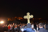 De sărbătoarea Arătarea lui Dumnezeu a fost oficiată rânduiala marii sfințiri a apelor Mării Caspice