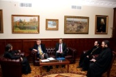 Președintele Departamentului pentru relații externe bisericești s-a întâlnit cu șeful reprezentanței Uniunii Europene în Rusia