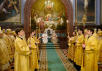 Совместное служение Предстоятелей Антиохийской и Русской Православных Церквей в Храме Христа Спасителя в Москве