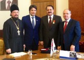 Представитель Патриарха Московского и всея Руси при Антиохийском Патриаршем престоле встретился с послом Сирии в Российской Федерации