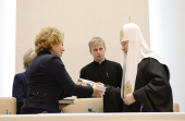 Святіший Патріарх Кирил взяв участь у Різдвяних парламентських зустрічах в Раді Федерації РФ