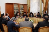 Предстоятель Антиохийской Православной Церкви посетил Посольство Сирии в Москве