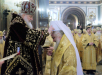 Dumnezeiasca liturghie oficiată la cea de a cincea aniversare de la întronizarea Preafericitului Patriarh Chiril, la catedrala „Hristos Mântuitorul”