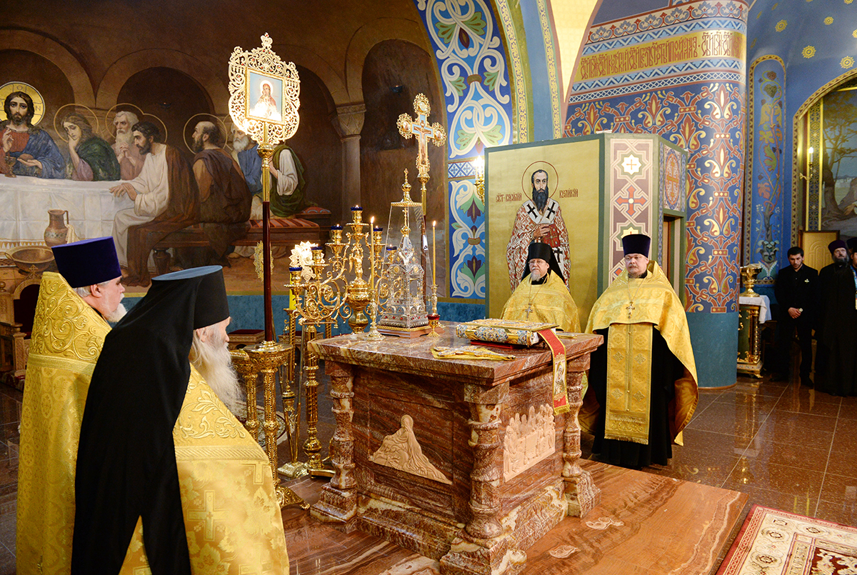 Визит Святейшего Патриарха Кирилла в Сочи. Молебен в храме Нерукотворного Образа Спасителя