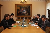 Состоялась встреча председателя Отдела внешних церковных связей с новоназначенным послом Франции в России