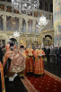 Slujirea Patriarhului de sărbătoarea Soborului noilor mucenici și mărturisitori ai Bisericii Ruse la catedrala în cinstea Adormirii Maicii Domnului din Kremlin