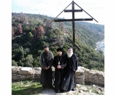 Președintele Departamentului pentru relații externe bisericești mitropolitul de Volokolamsk Ilarion a sosit pe Muntele Athos