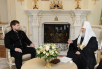 Встреча Святейшего Патриарха Кирилла с главой Чеченской Республики Р.А. Кадыровым