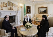 Встреча Святейшего Патриарха Кирилла с главой Республики Дагестан Р.Г. Абдулатиповым
