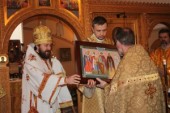Председатель Отдела внешних церковных связей Московского Патриархата совершил Божественную литургию в Николаевском приходе в Оксфорде