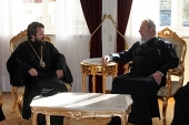 Mitropolitul de Volokolamsk Ilarion s-a întâlnit cu Întâistătătorul Bisericii Ortodoxe a Ciprului