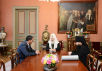 Întâlnirea cu șeful Republicii Ingușetia Iu.B. Evkurov