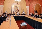 Святейший Патриарх Кирилл возглавил заседание Наблюдательного совета Общецерковной аспирантуры и докторантуры