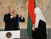 Vizita Patriarhului în Belarusia. Înmânarea Întâistătătorului Bisericii Ruse ordinului Prieteniei popoarelor de către Preşedintele Republicii Belarus
