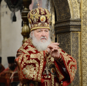 Проповедь Святейшего Патриарха Кирилла в Успенском соборе Кремля в день Собора новомучеников и исповедников Российских