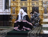 Святіший Патріарх Кирил звершив вечірню з чином прощення в Храмі Христа Спасителя