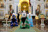 Predica Preafericitului Patriarh Chiril de ziua pomenirii sfântului ierarh Filaret al Moscovei după încheierea liturghiei în catedrala „Hristos Mântuitorul”
