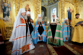 Predica Preafericitului Patriarh Chiril după terminarea Dumnezeieştii liturghii, ţinută la catedrala în cinstea icoanei Maicii Domnului de la Kazani (or. Stavropol)