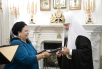 Întâlnirea Preafericitului Patriarh Chiril cu şeful casei regale a Rusiei marea ducesă Maria Vladimirovna
