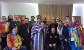 Președintele Departamentului Sinodal pentru relațiile între Biserică și societate a oficiat Dumnezeiasca liturghie în satul Paralimpic