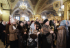 Parastasul la mormântul pururea pomenitului Patriarh Alexii II la altarul „Bunavestirea Maicii Domnului” în catedrala „Botezul Domnului” din or. Moscova