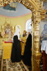 Vizita Patriarhului în or. Egorievsk. Depunerea jerbelor de flori la memorialul ostașilor căzuți. Vizita la biserica în cinstea sfântului ierarh Alexii și la cimitirul orășenesc.