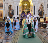 Solemnităţile bisericeşti, consacrate aniversării a 380 de ani de la intrarea Yakutiei în componenţa statului Rus. Slujirea Patriarhului în catedrala „Hristos Mântuitorul”
