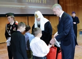 Святейший Патриарх Кирилл посетил детский праздник, посвященный Дню православной книги