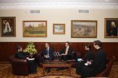Председатель Отдела внешних церковных связей встретился с послами Кувейта и Финляндии