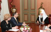 Preafericitul Patriarh Chiril s-a întâlnit cu ambasadorul Bulgariei în Rusia Boyko Kotzev