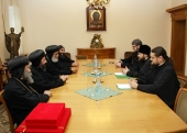 Mitropolitul de Volokolamsk Ilarion a avut o întâlnire cu ierarhii Bisericii Copte