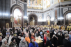 Te Deum-ul la începutul anului nou în catedrala „Hristos Mântuitorul”