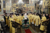 Патріарше служіння в день пам'яті святителя Московського Петра в Успенському соборі Кремля