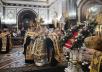 Slujirerilui în ajunul duminicii Sfintei Cruci la catedrala „Hristos Mântuitorul”
