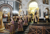 Slujirerilui în ajunul duminicii Sfintei Cruci la catedrala „Hristos Mântuitorul”