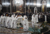 Slujirea Patriarhului, în ajunul Naşterii Domnului, în catedrala „Hristos Mântuitorul”
