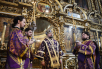 Slujirea Patriarhului în ziua de vineri a celei de-a 4-a săptămâni din Postul Mare la biserica în cinstea sfântului mucenic Ioan Ostașul pe Iakimanka
