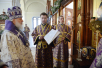 Патриаршее служение в неделю 4-ю Великого поста в храме прп. Алексия, человека Божия, в Красном Селе г. Москвы