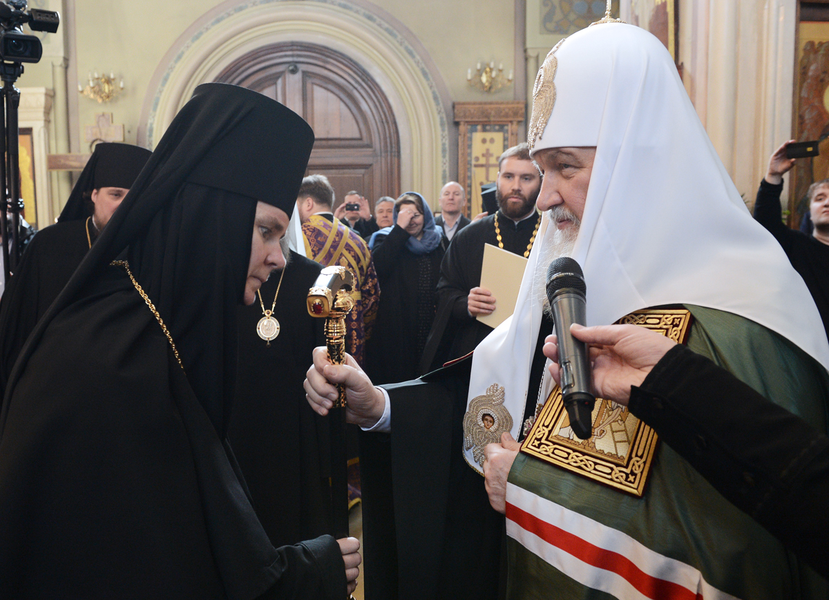 Посещение Святейшим Патриархом Кириллом Алексеевского ставропигиального монастыря