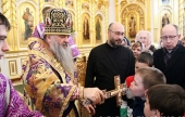 Митрополит Санкт-Петербургский Варсонофий совершил в Саранске Божественную литургию, завершившую его 23-летнее служение в Мордовии