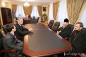 Местоблюститель Киевской митрополичьей кафедры встретился с Чрезвычайным и Полномочным Послом Румынии в Украине