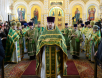 Vizita Patriarhului la Mitropolia de Sanct-Petersburg. Liturghia la catedrala „Acoperământul Maicii Domnului” în or. Gatcina