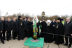 Vizita Patriarhului la Mitropolia de Sanct-Petersburg. Sfințirea pietrei de temelie a bisericii în cinstea aniversării a 700 de ani de la nașterea cuviosului Serghie de Radonej în Gatcina