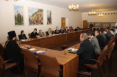 В Отделе внешних церковных связей состоялась встреча с участниками молодежного Форума «Петербургский диалог»