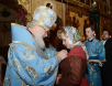 Патріарше служіння у свято Благовіщення Пресвятої Богородиці у Благовіщенському соборі Московського Кремля