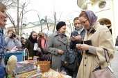 На приходе храма иконы Божией Матери «Всех скорбящих Радость» на Большой Ордынке в Москве состоялась Благовещенская благотворительная ярмарка