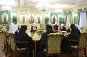 Началось первое в 2013 году заседание Священного Синода Русской Православной Церкви