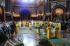 Slujirea Patriarhului la catedrala „Hristos Mântuitorul” de sărbătoarea Nașterii Mântuitorului
